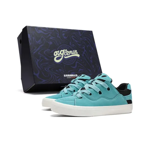 OUGLEMEN Износостойкий Легкий Дышащий и Без нижнего слоя. Низкий Топ Кроссовки для скейтбординга Унисекс Коробка