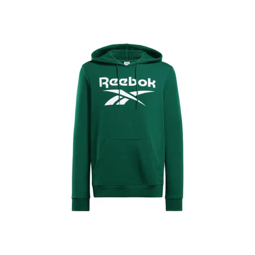 Reebok Толстовка Мужская Темно-Зеленая