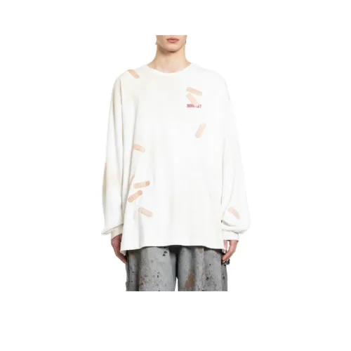 Doublet Белый Мужской Свитшот