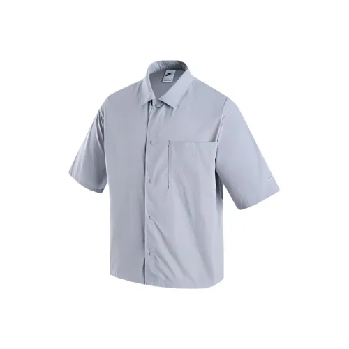 Nike SS24 Рубашка Мужская Волчий Серый