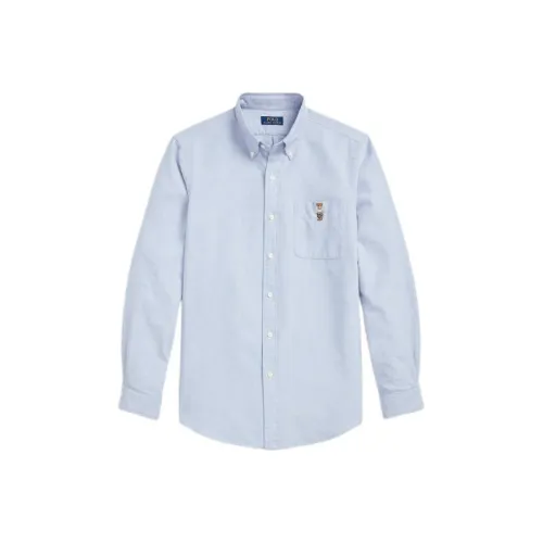 Polo Ralph Lauren Blue Men's Shirts Поло Ralph Lauren Синие Мужские Рубашки