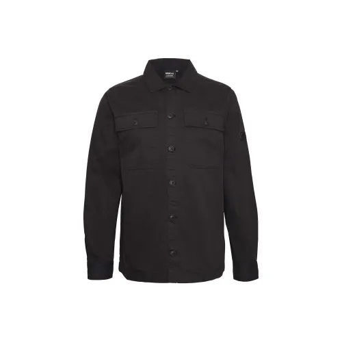 BARBOUR Рубашка Мужская Классическая Черная