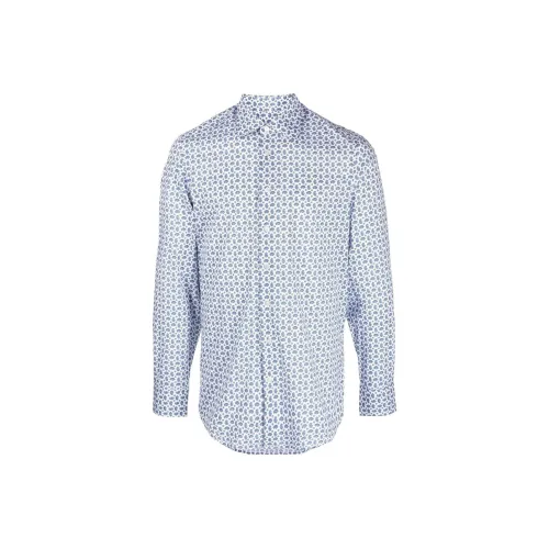 ETRO Мужские Синие Рубашки