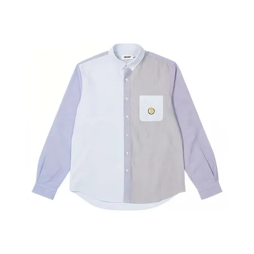 Дворцово-синие унисекс рубашки