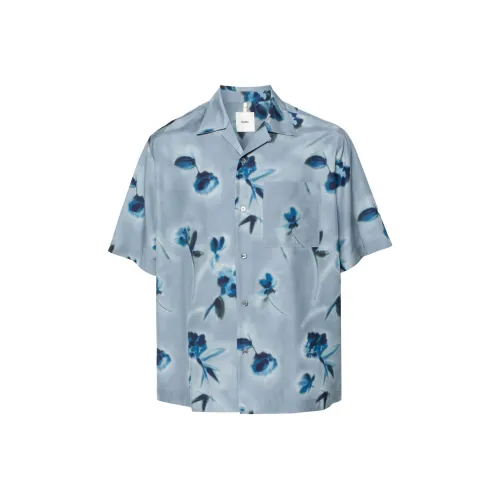 OAMC Blue Men's Shirts OAMC Синий Мужские Рубашки