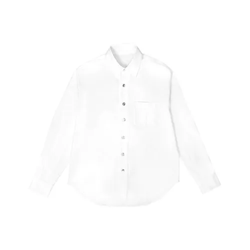 Organic Emotion Белая Унисекс Рубашка