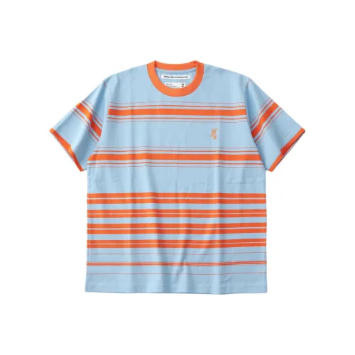 White Mountaineering T-Shirt Мужской Оранжевый Синий