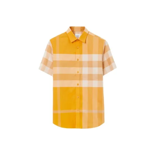 Burberry SS23 Рубашка Мужская Марголд Желтая