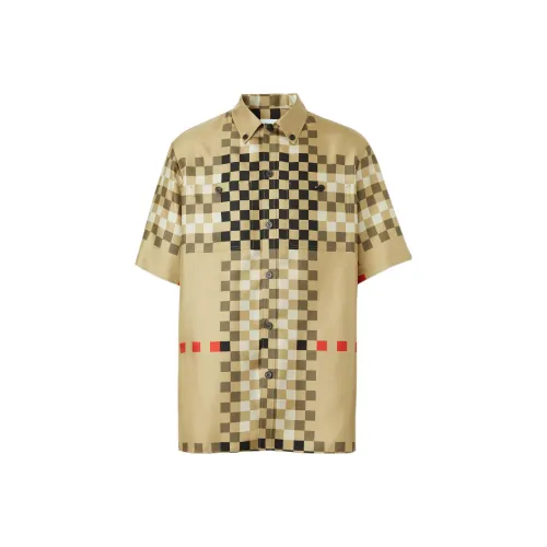 Burberry Рубашка Мужская Архив Бежевый