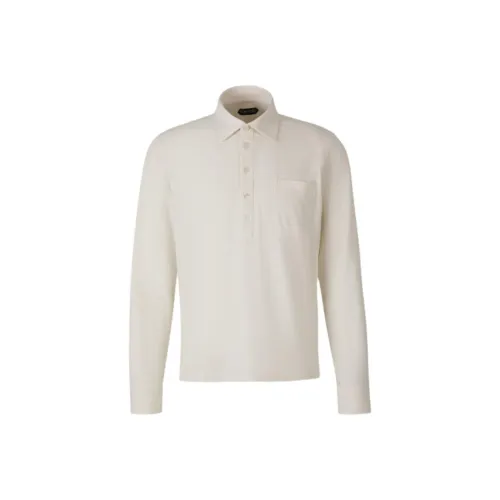 TOM FORD Поло Мужское Бежевое