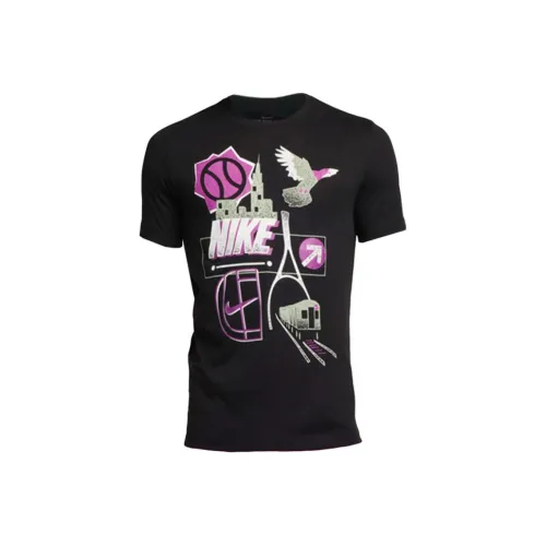 Nike Мужские черные футболки