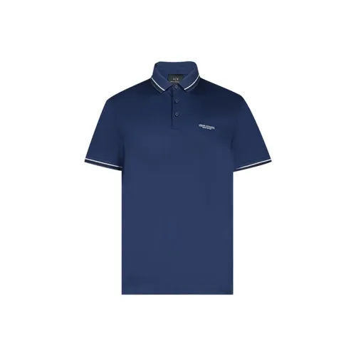 ARMANI EXCHANGE Blue Men's Polo