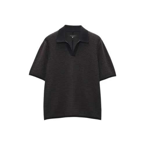Rag Bone Поло Мужское Черное