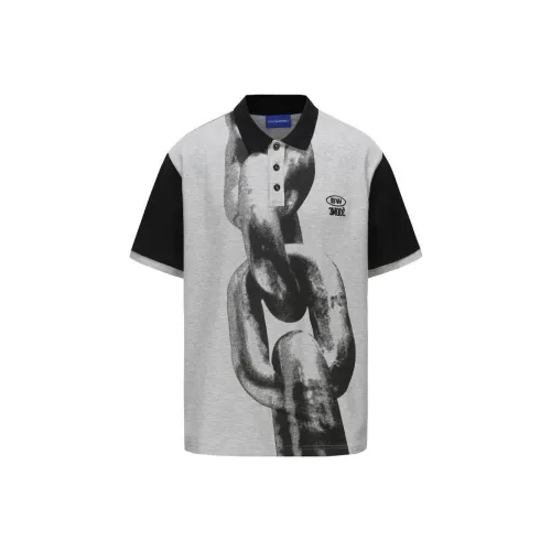 BLUEWARING Серый Унисекс Поло