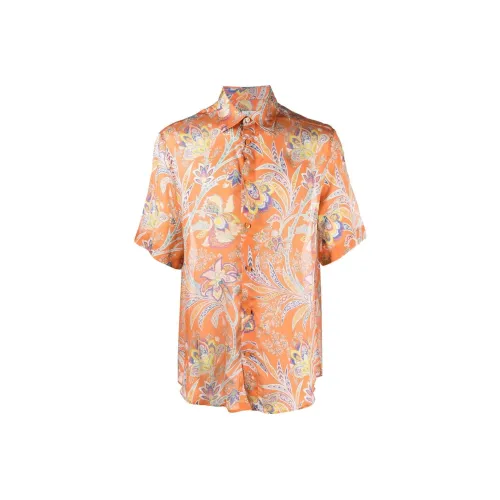 ETRO Orange Мужские Рубашки
