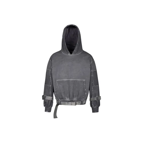 Merge Lab. Толстовка унисекс с эффектом грязного окрашенного состаривания