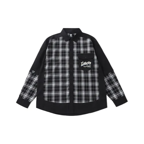 LAMLICKA Черная унисекс рубашка