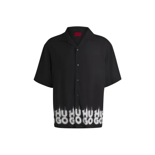 Hugo Boss FW24 Рубашка Мужская Черная