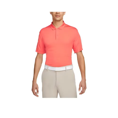 Nike Арбузно-розовый Красный Мужская Поло