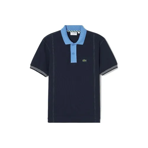 LACOSTE Collaboration Темно-синяя Мужская Поло