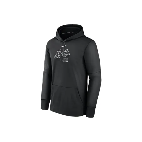 nike New York Mets Authentic Collection Practice Sweatshirt Men's Black