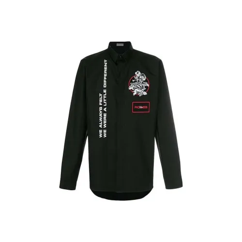 DIOR Мужские Черные Рубашки