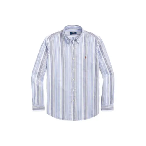 Polo Ralph Lauren Рубашка Мужская Светло-Синяя