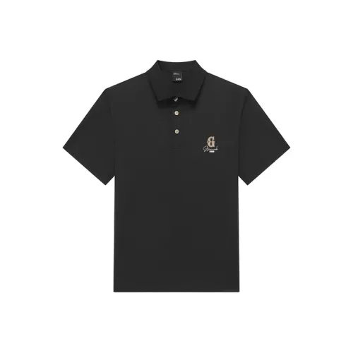 GXG Удобный Универсальный Fashion Elegant Городской Текстура Базовый Повседневный Уменьшение Мягкий Поло Мужской Два Тон