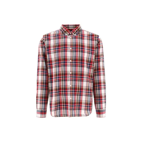 WOOLRICH Red Men's Shirts WOOLRICH Красные Мужские Рубашки