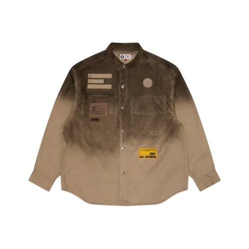 Aape Коричневый BGX Мужские Рубашки