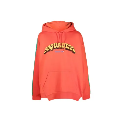 DSQUARED 2 Свитшот Мужской Персиково-Оранжевый