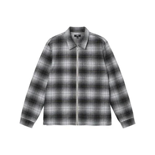 Stussy Черно-белая панда Унисекс Рубашки