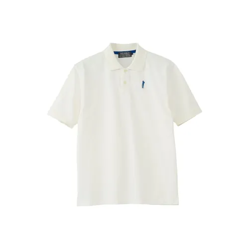 HYSTERIC GLAMOUR совместная линия Белая Мужская Поло