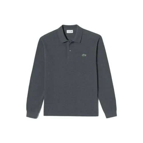 LACOSTE Collaboration Мужская Поло Серого Цвета