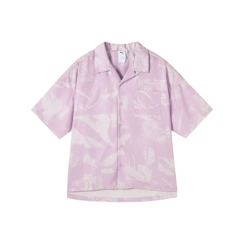 PUMA D AOPSHORTSLEEVE Рубашка Унисекс Light Purple