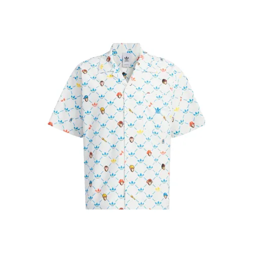 Adidas Originals Monkey Kingdom Розовый Белый Мужская Рубашка