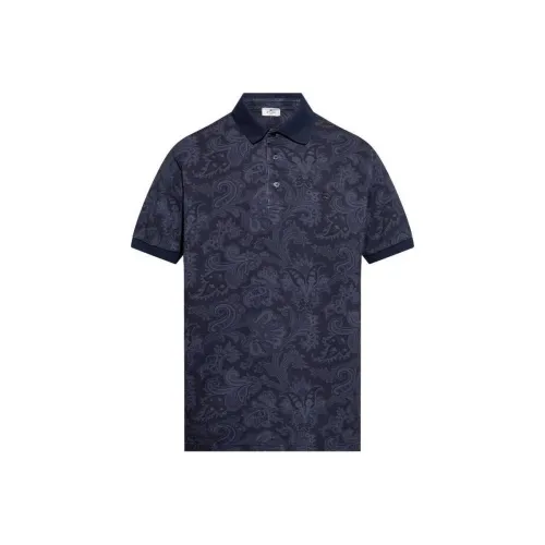 ETRO Синий Мужская Поло
