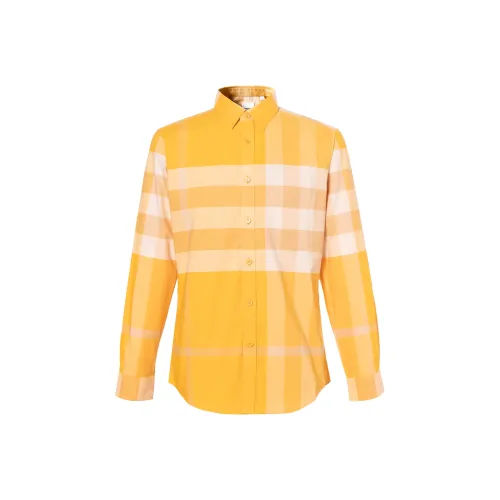 Burberry SS23 Рубашка Мужская Марголд Желтая