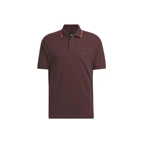 Adidas Темно-серый, коричневый, мужской поло