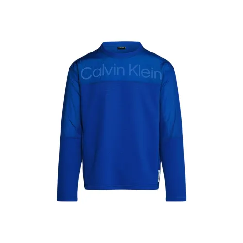 CALVIN KLEIN Свитшот Европейская версия Мужской Синий