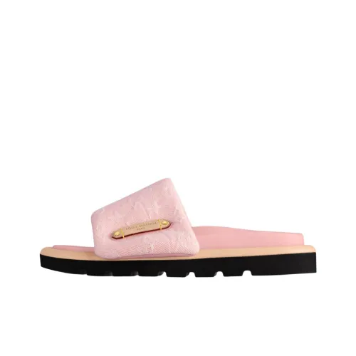 LOUIS VUITTON Pool Pillow Comfort Слипоны Женские Розовый