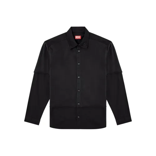 DIESEL Мужские Черные Рубашки