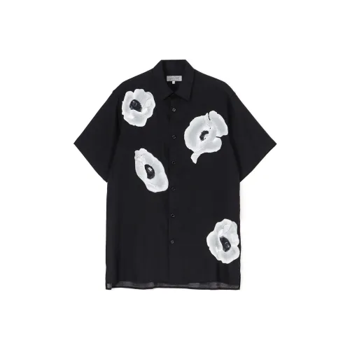 Yohji Yamamoto Черные Мужские Рубашки