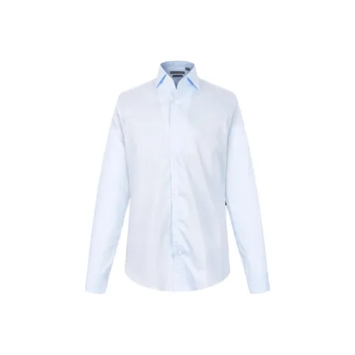Corneliani Мужские Синие Рубашки