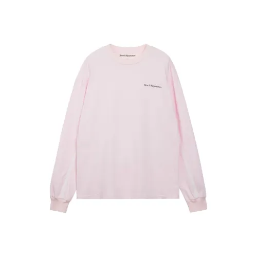 Rest Recreation TAPE COLORATION Long Sleeve Hoodie Unisex Pink Pink