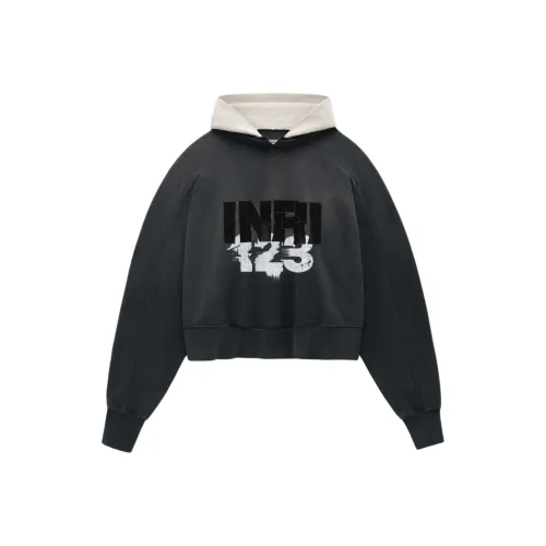 Fear Of God x RRR123 SS24 INRI Худи Унисекс Винтажный Черный Винтажный Черный