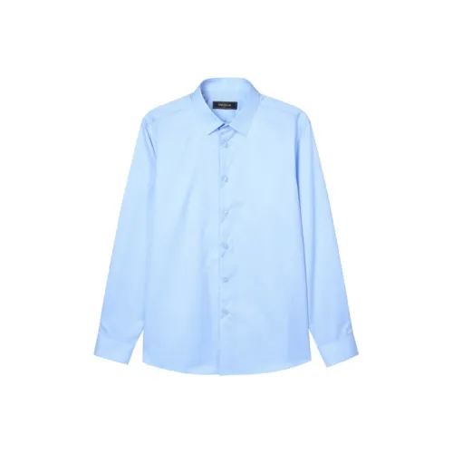 YOUNGOR Небесно-голубой Мужские Рубашки