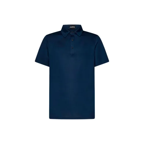 VERSACE COLLECTION Поло Мужское Морской Синий