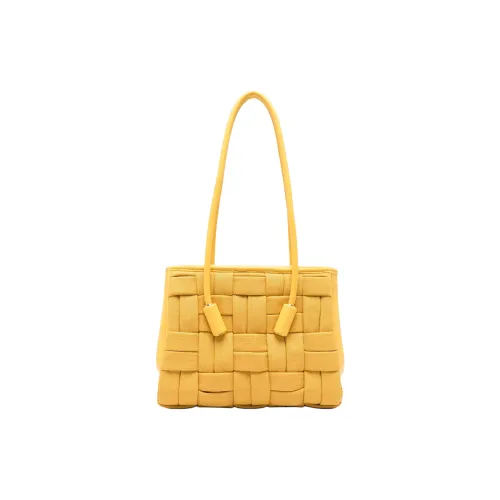 THEMOIRE Полиуретан Тоут Сумка Плечевая Сумка Женская Желтый Canary