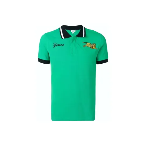 KENZO Зеленая Мужская Поло